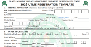 2026 JAMB Registration
