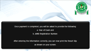 JAMB RESULT