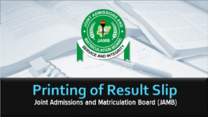 result slip