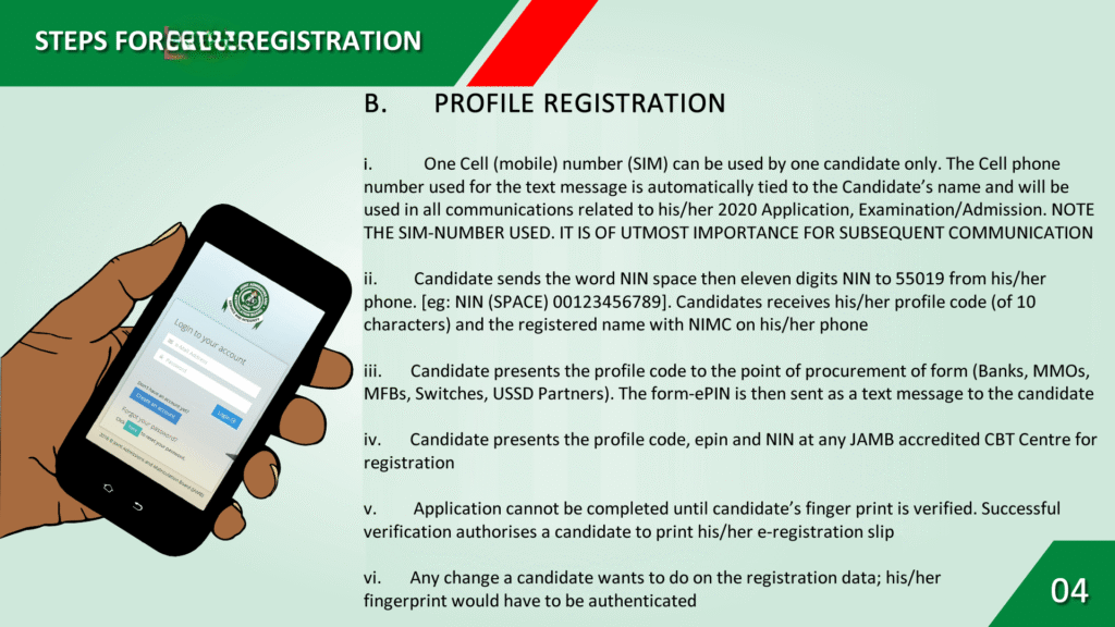 JAMB PROFILE 2025