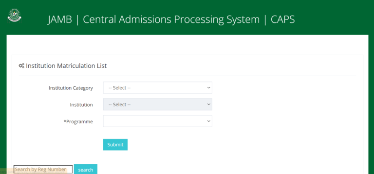 How to Check Admission List 2025/2026